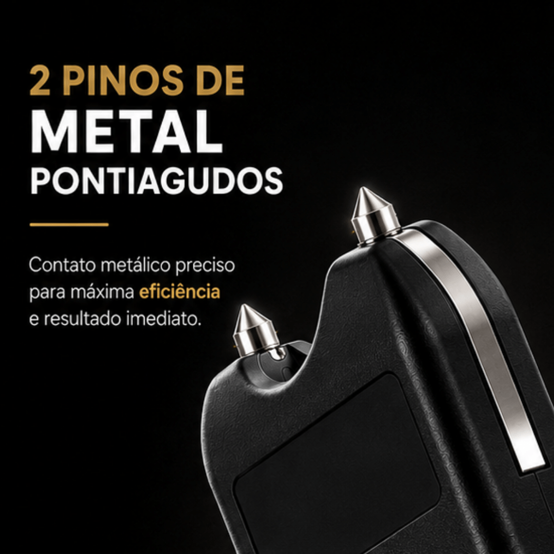 Kit 2 unidades Lanterna Taser com Led para Segurança Pessoal