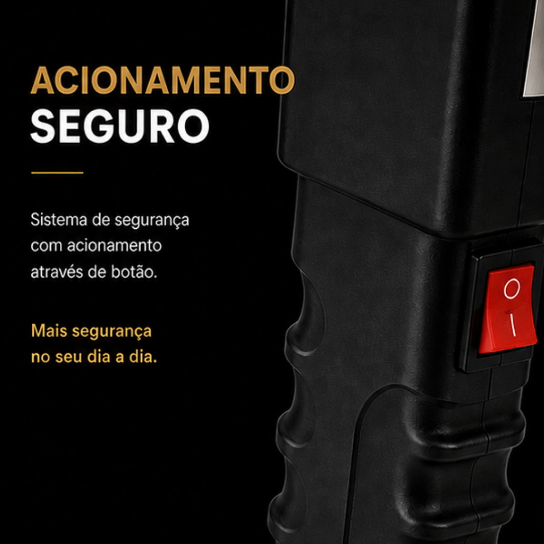 Kit 2 unidades Lanterna Taser com Led para Segurança Pessoal