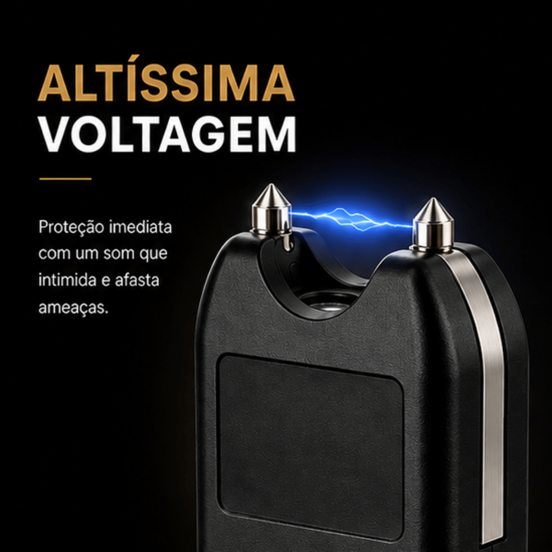 Kit 2 unidades Lanterna Taser com Led para Segurança Pessoal
