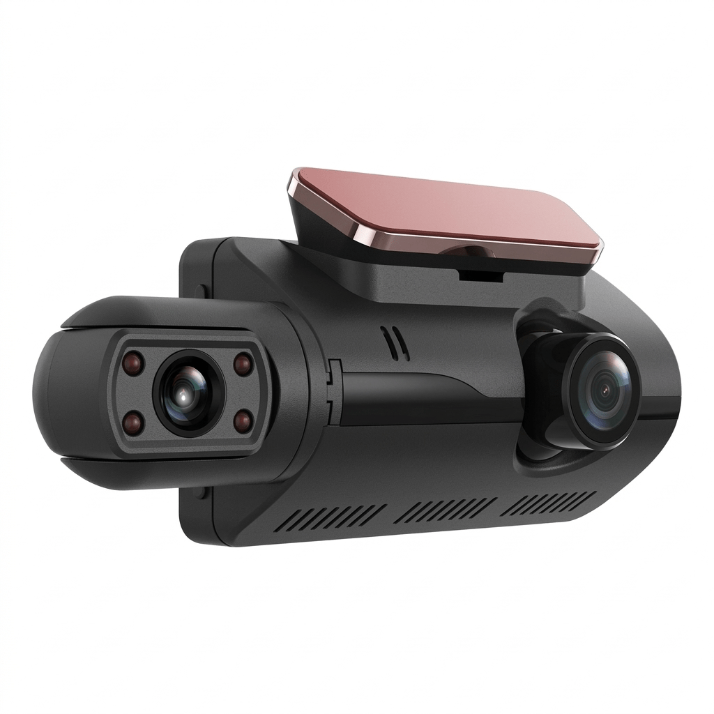 Câmera Retrovisor Veicular Dual Full HD Frontal e Interna