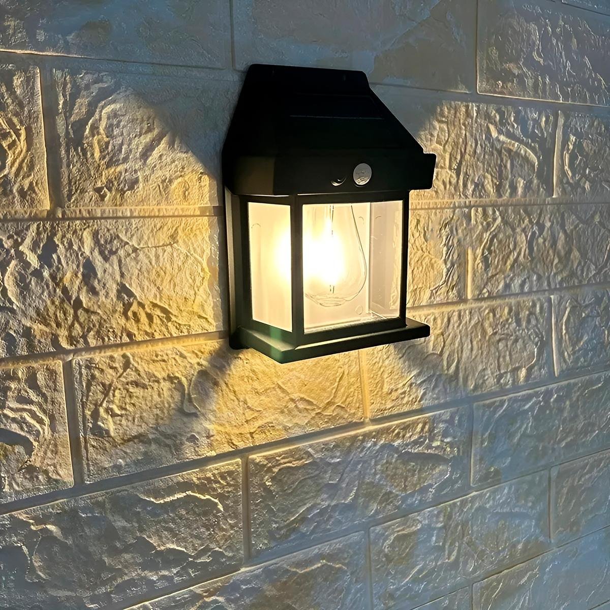 Kit 2 Luminária Estilo Arandela Iluminação Externa Led Solar