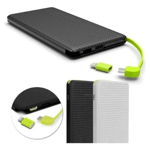 Kit 2 Power Bank Universal 10.000 Mah Carregador Celular Compatível Android e IPhone
