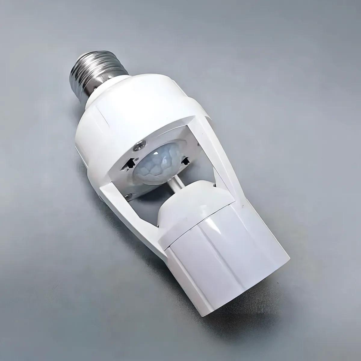 Kit 3 Adaptador E14 para E27 com Sensor de Movimento e Luz