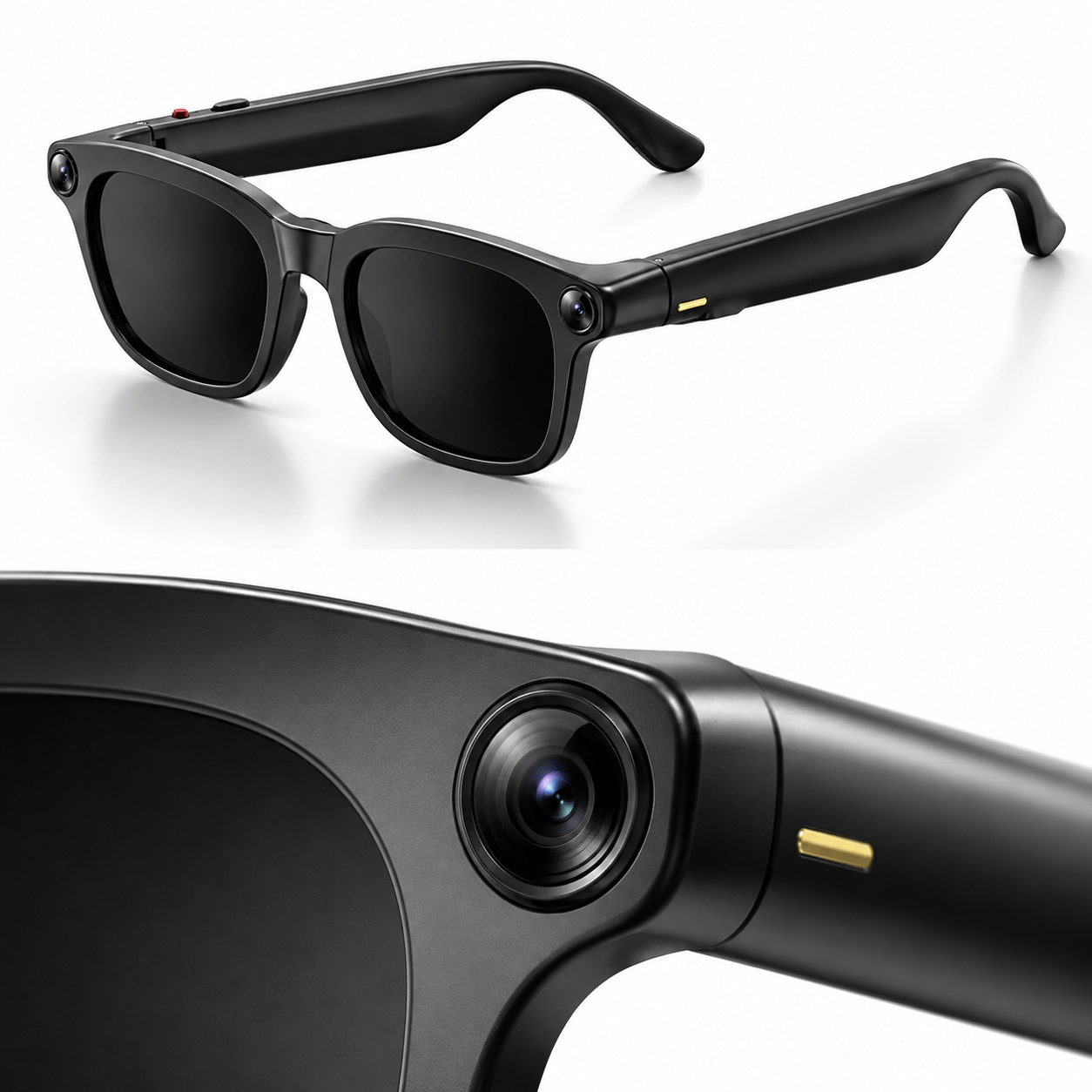 Óculos Inteligente com Câmera HD 1080p e Áudio Bluetooth
