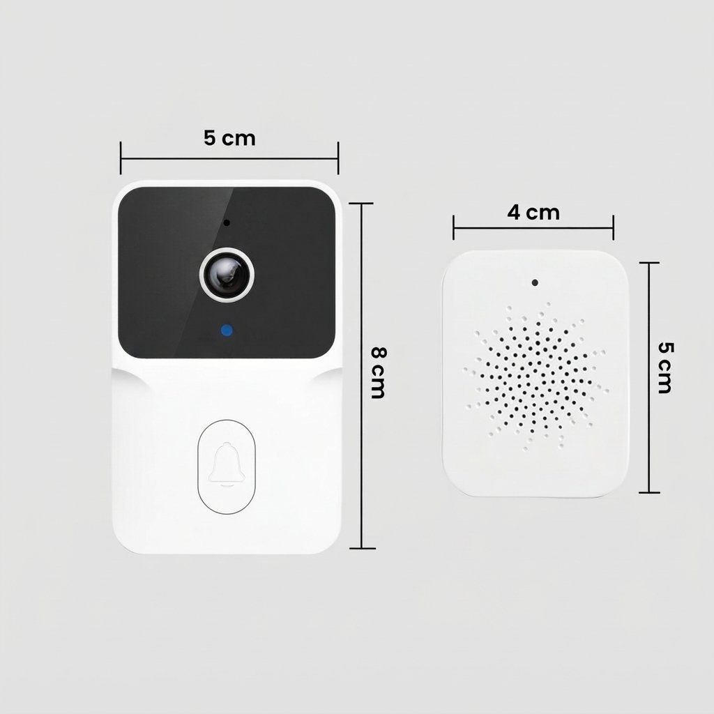Campainha Inteligente Externa Camera Sensor Audio Video 4