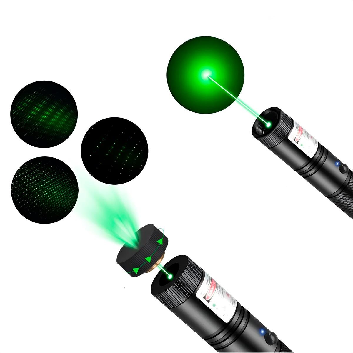 Caneta Laser Verde Potente Longo Alcance Recarregável