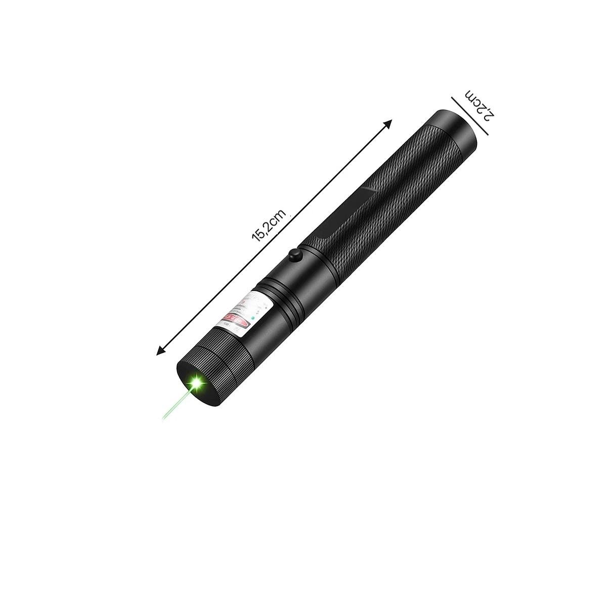 Caneta Laser Verde Potente Longo Alcance Recarregável