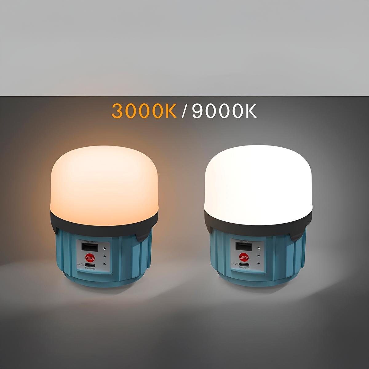 Luminária Recarregável Estilo Lampião USB Solar Iluminação