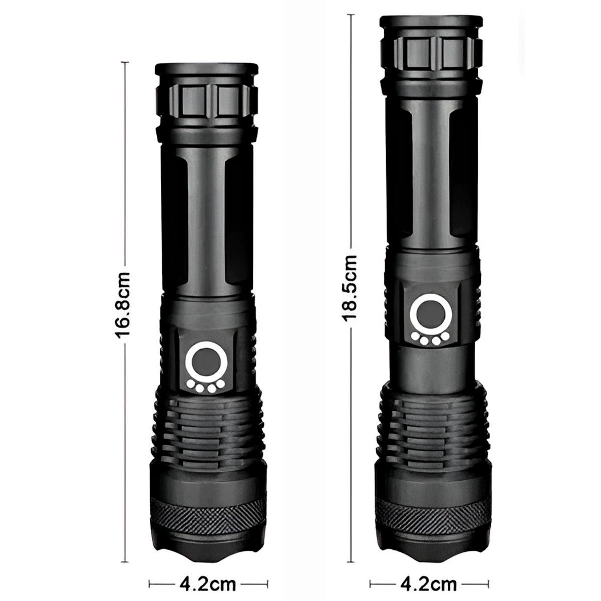 Lanterna Tática Militar LED T9 Potente Recarregável
