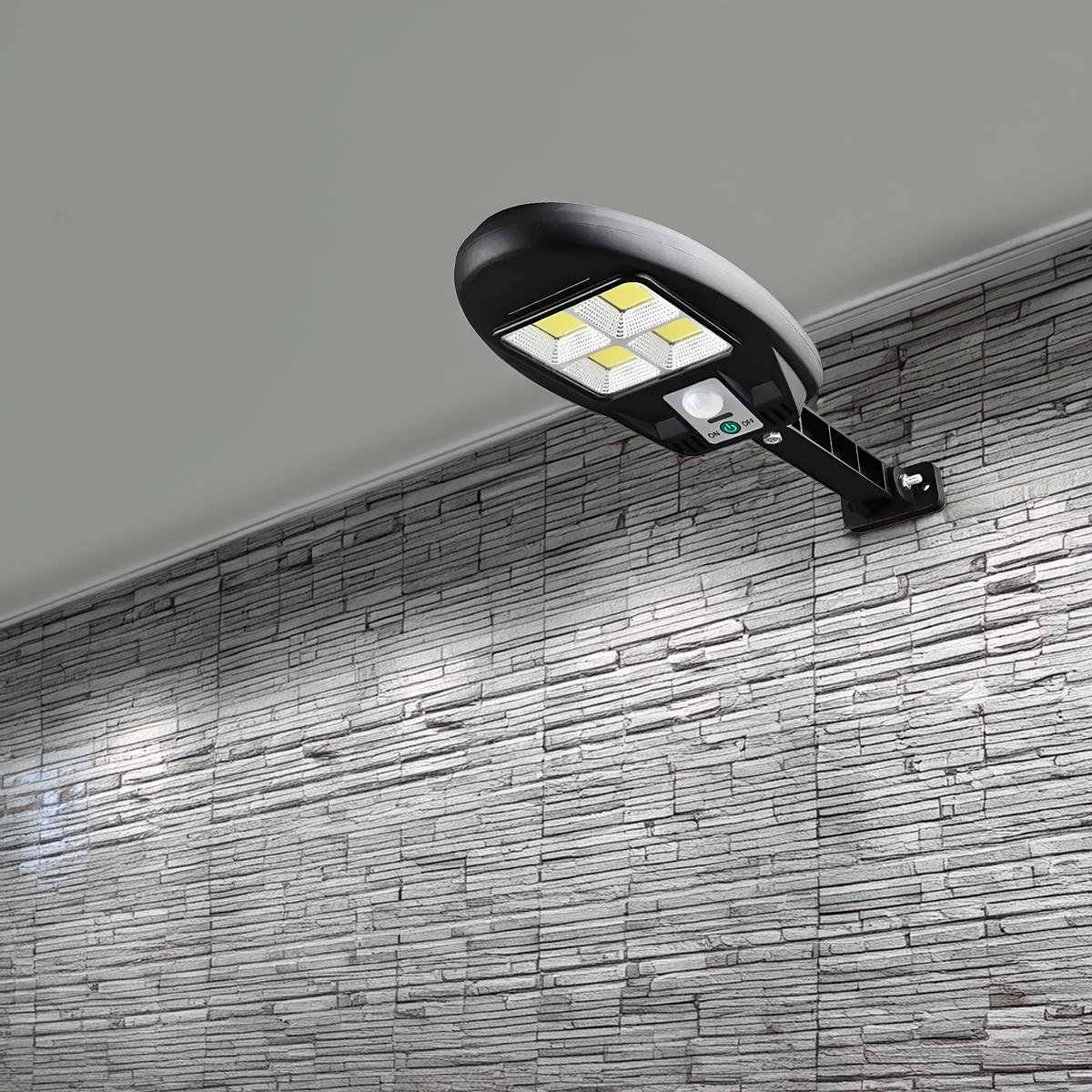Luminária Lâmpada Solar LED com Sensor de Movimento