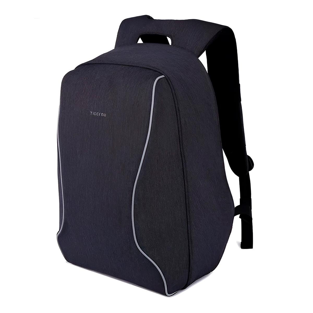 Mochila Anti Furto Impermeável Notebook Reforçada Cinza