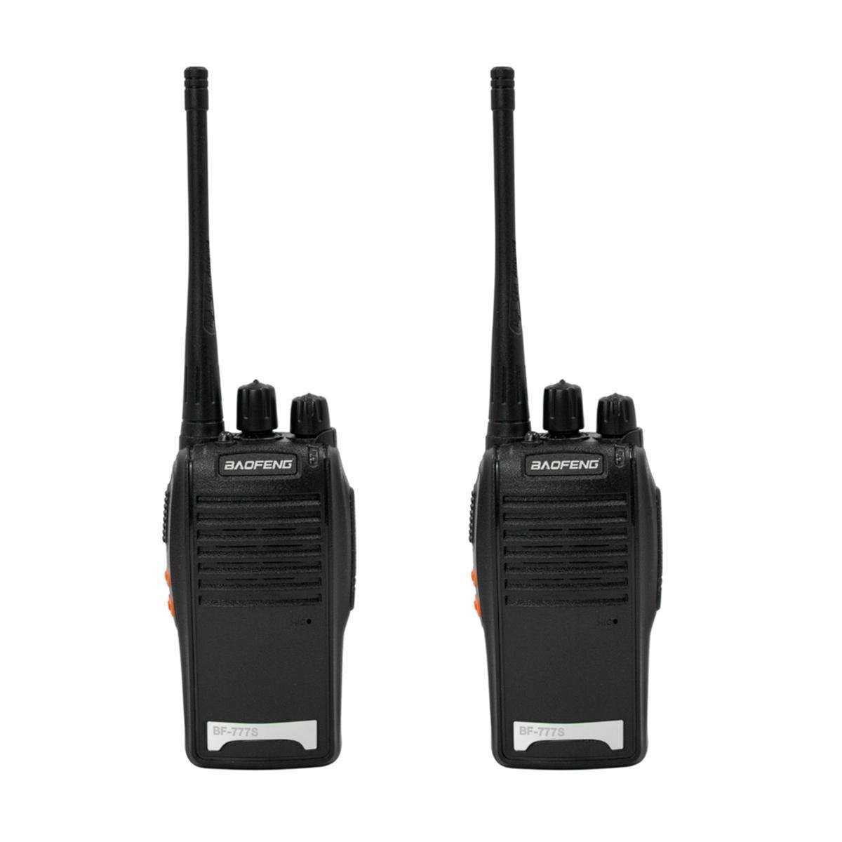 Radio Comunicador Walk Talk Profissional 16 Frequencias Kit com 2 AGold